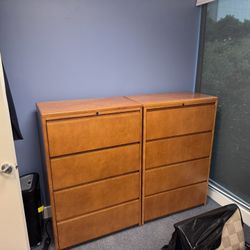  Two Office Filling Cabinets