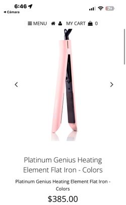 Platinum genius flat iron