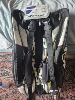 Tennis bags and rackets