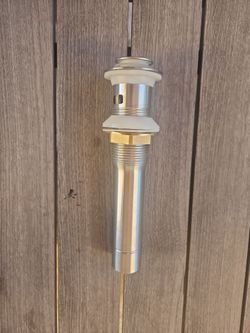 New bathroom room pop up drain brush nickel