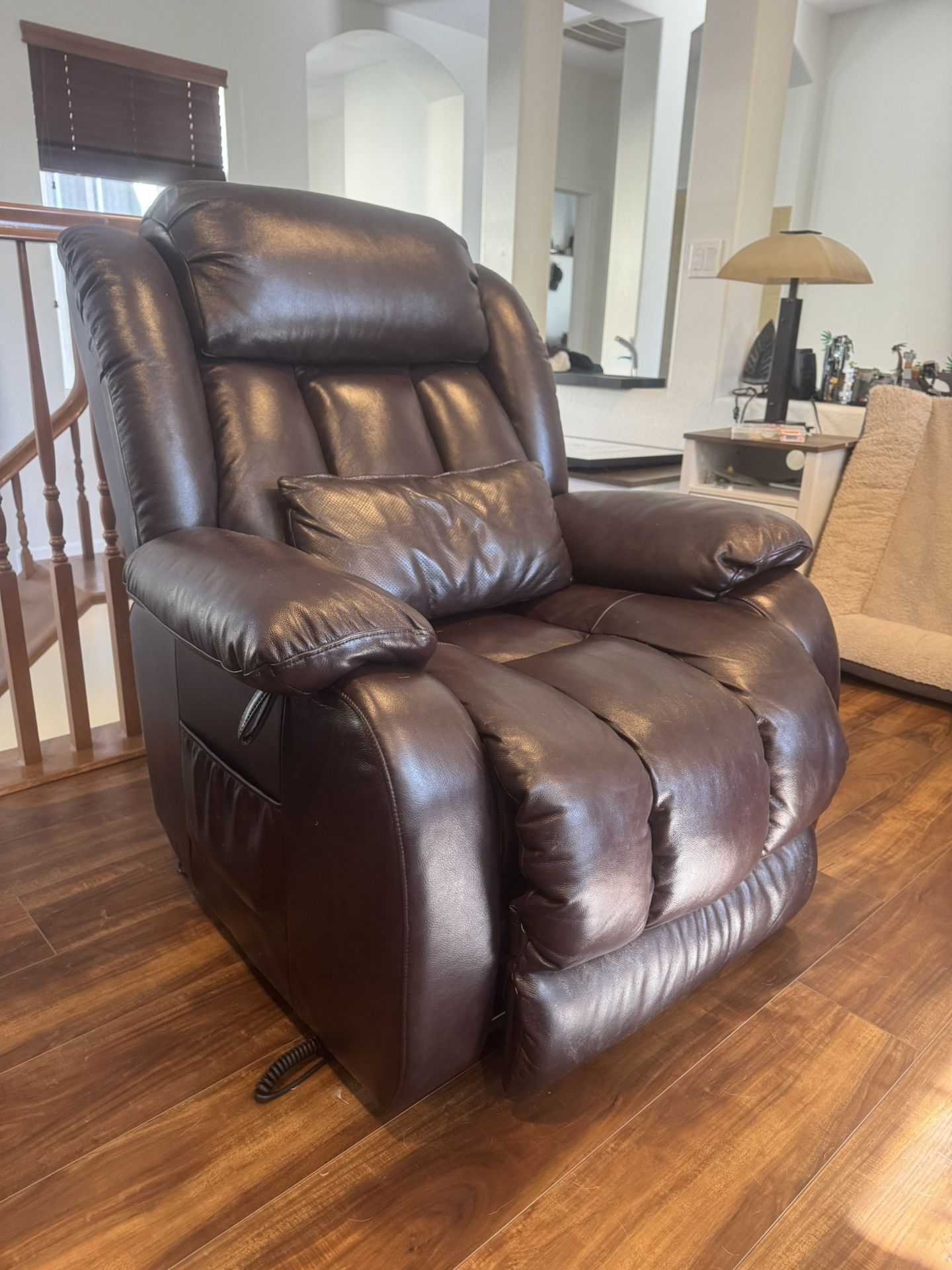 Reclining Electric Leather Chair