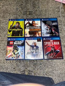 6 Ps4 games