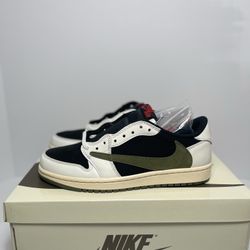 Travis Scott Olive Jordan 1 Low 