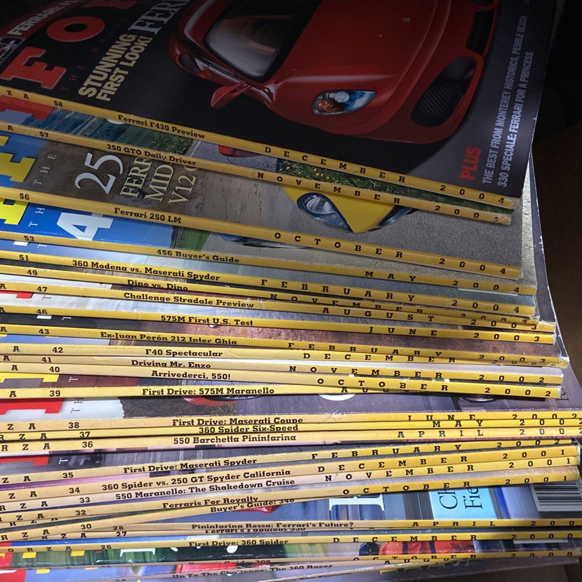 Forza Ferrari Magazine Lot 1-43 46-47 49 51 53 56-58