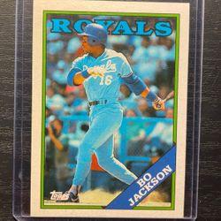 1988 Topps Bo Jackson Baseball Card #750