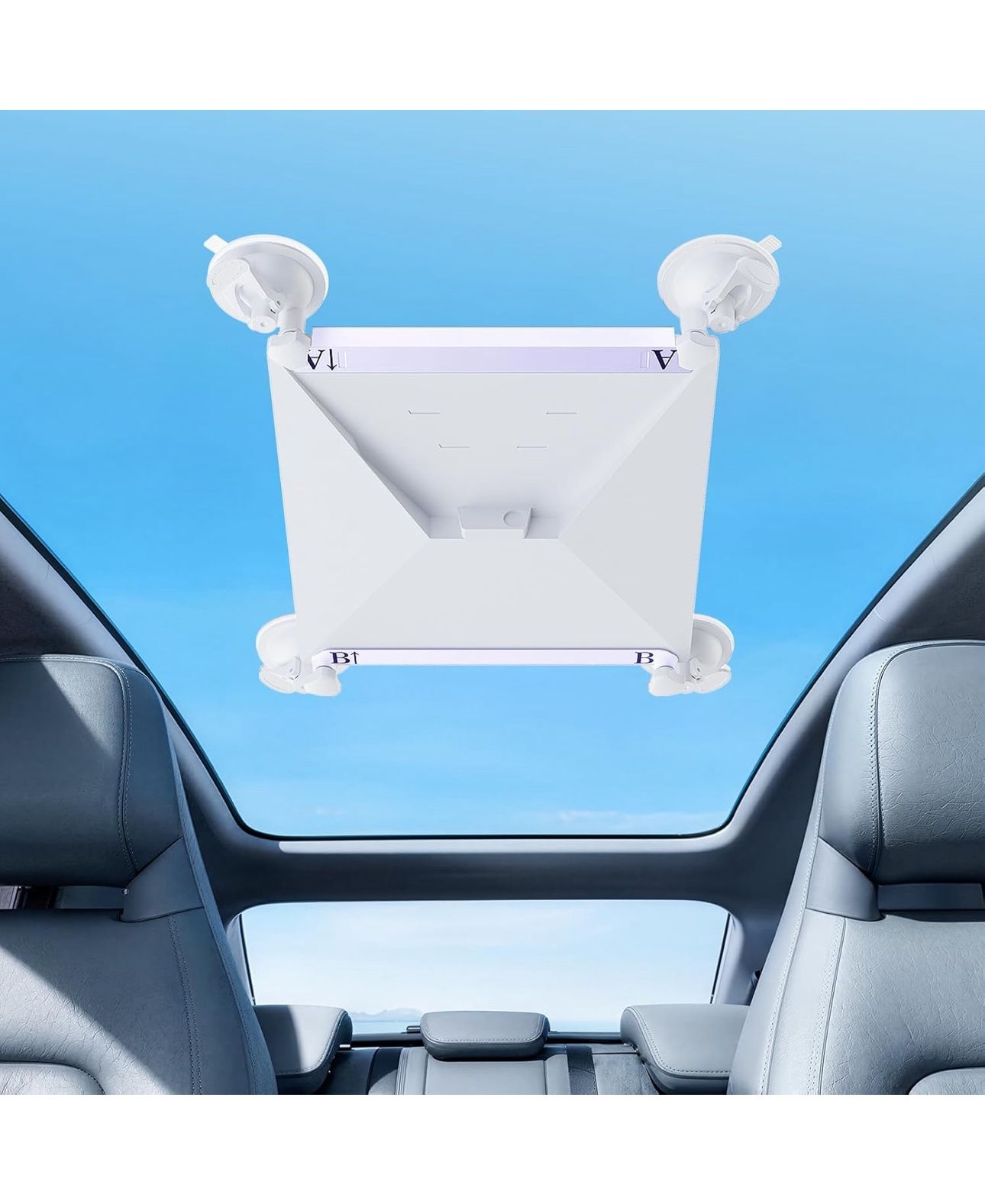 🔥Brand new🔥 Starlink Mini Car Suction Cup Mount,Starlink Mini Accessories for Car Windows & Sunroofs, Secure Mounting Kit with 2 Spare Cups & Anti-S