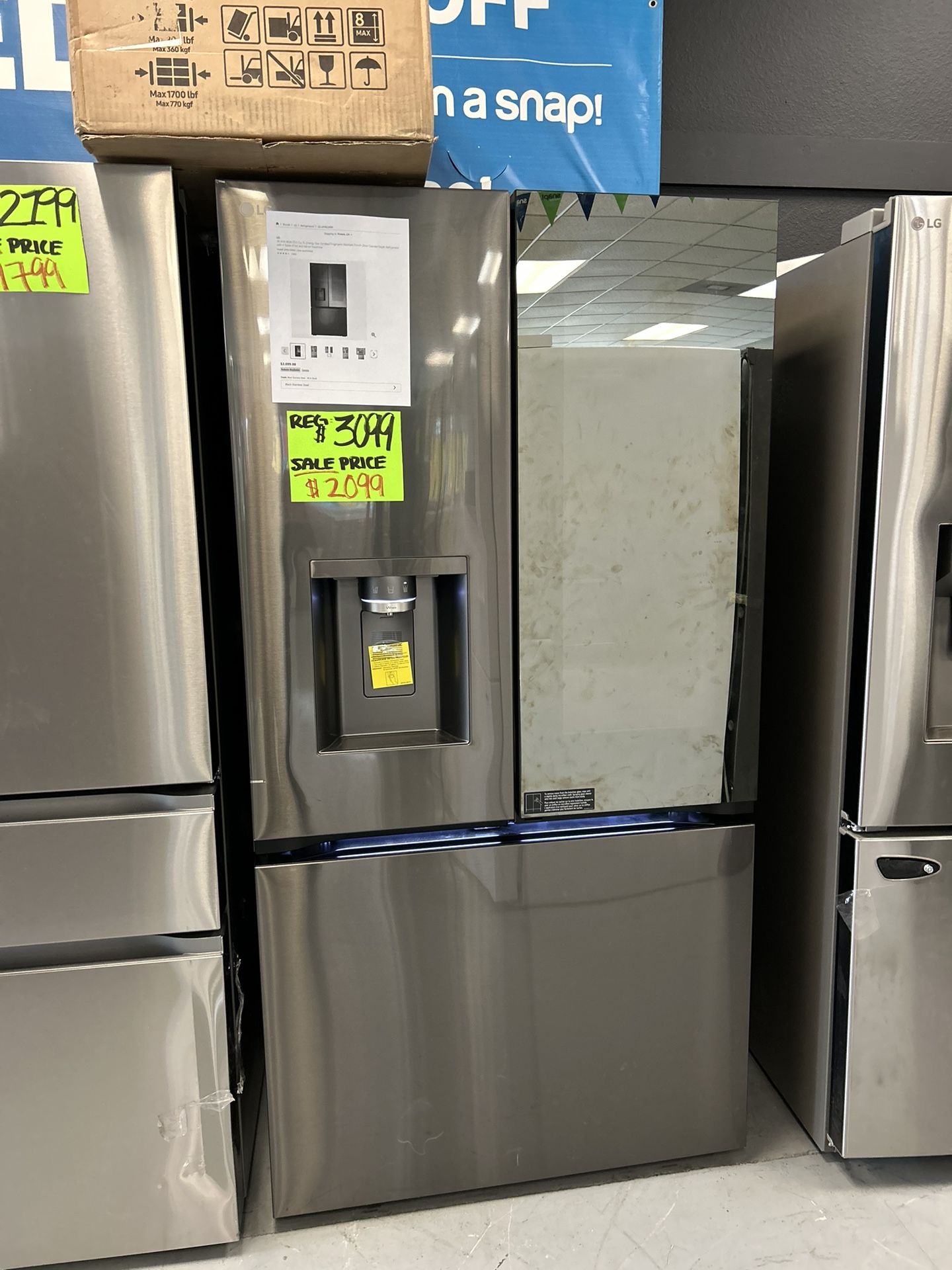 LG Insta View Refrigerator