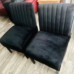 Mid-Century Accent Chairs  80$ Each