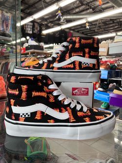 Vans x Thrasher Sk8-Hi GS Black Yellow