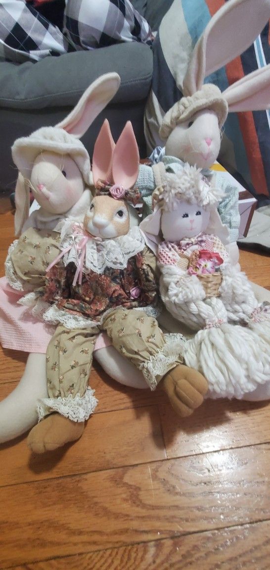 Vintage Antique Bunnys