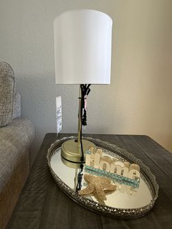 Table Lamp Brass Finish 19 Inch Tall