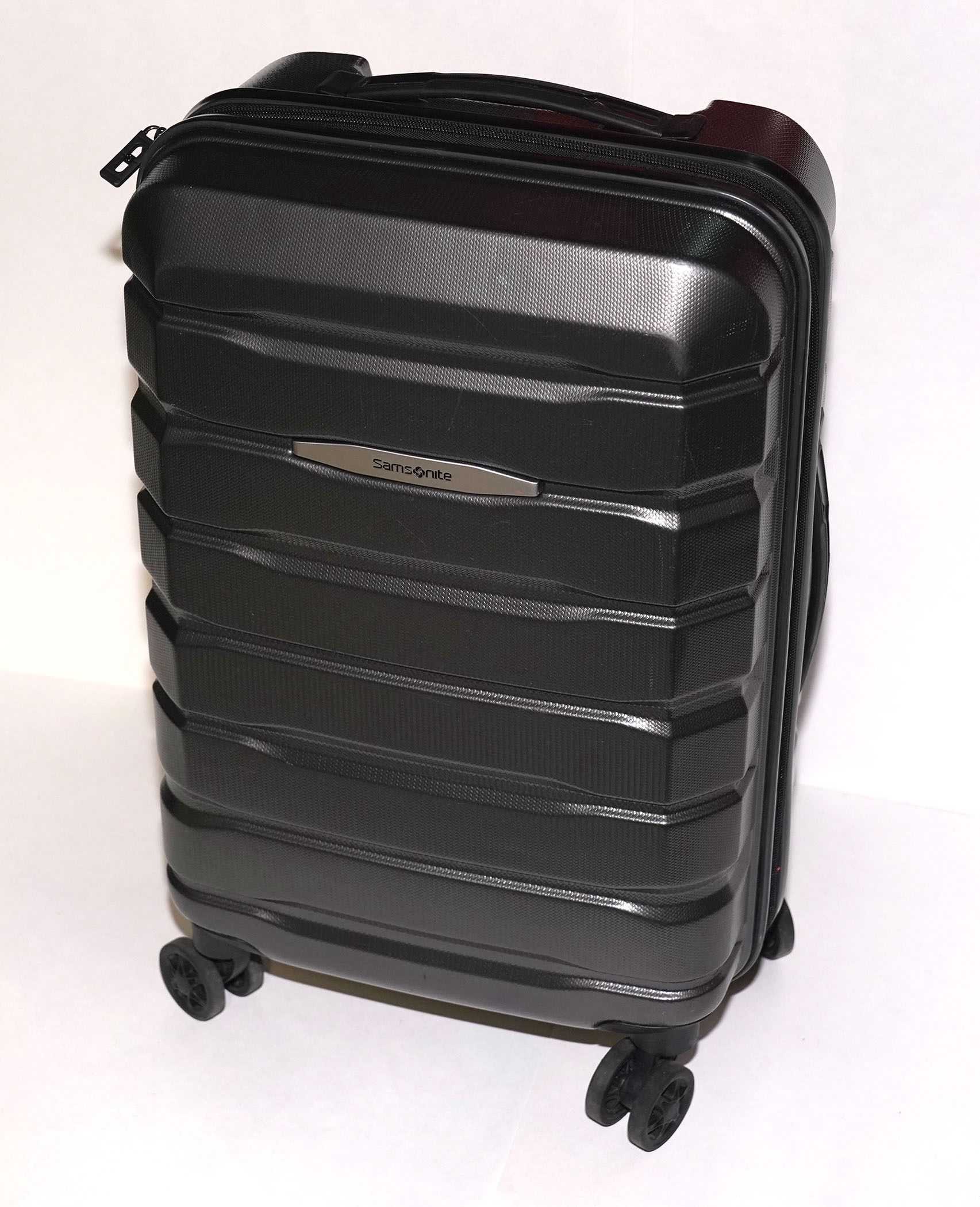 Samsonite Carry-On Size Hard Shell Suitcase Grey Travel Luggage Flight