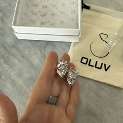 OLUV JEWELRY Skull Earrings