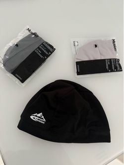 3 New Skull Cap/ Beanie One-size (Black, dark grey and light grey)