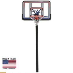 Lifetime 44"Shatterproof In-Ground Adjustable Basketball Hoop 1008