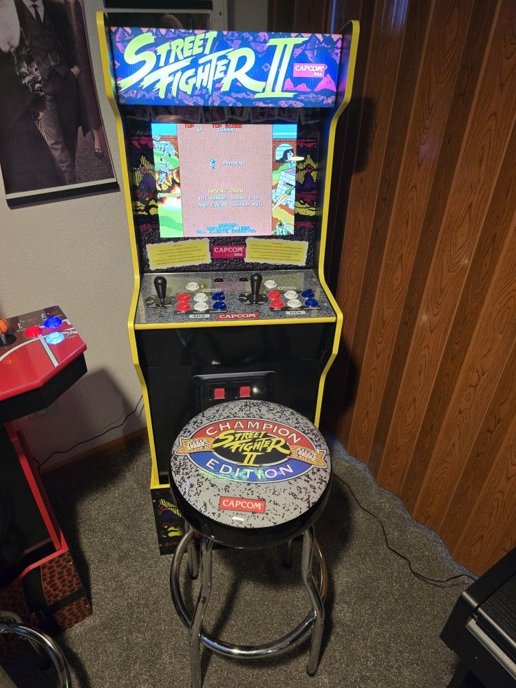 RARE Arcade 1Up Street Fighter II, 12 Game Legacy Arcade