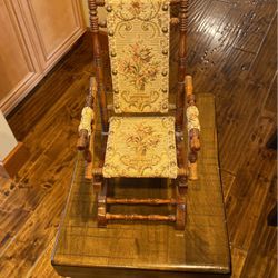 Antique Doll Rocking Chair