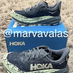 Hoka Speedgoat 6 Gore-Tex Thunder Cloud Mint. Womens 7