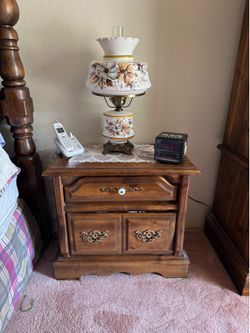 Real wood bedroom furniture set
