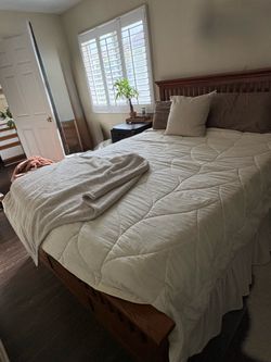 Queen bed frame