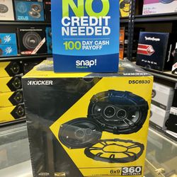 New Kicker 6x9” inch 360 Watts Max Car Audio Speakers (pair) 🔊🤑