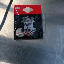 Dodgers Opening Day Pin