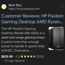 HP - Pavilion Gaming Desktop