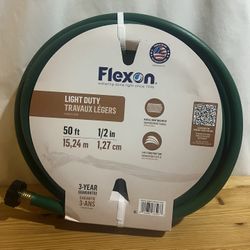 Flexon 1/2-Inch by 50-Foot Reinforced Garden Hose FR1250,Green Brand New $25 Meet Up In Irving @dfwgoods