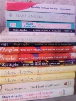 Maya Angelou books, $7 - $10 each