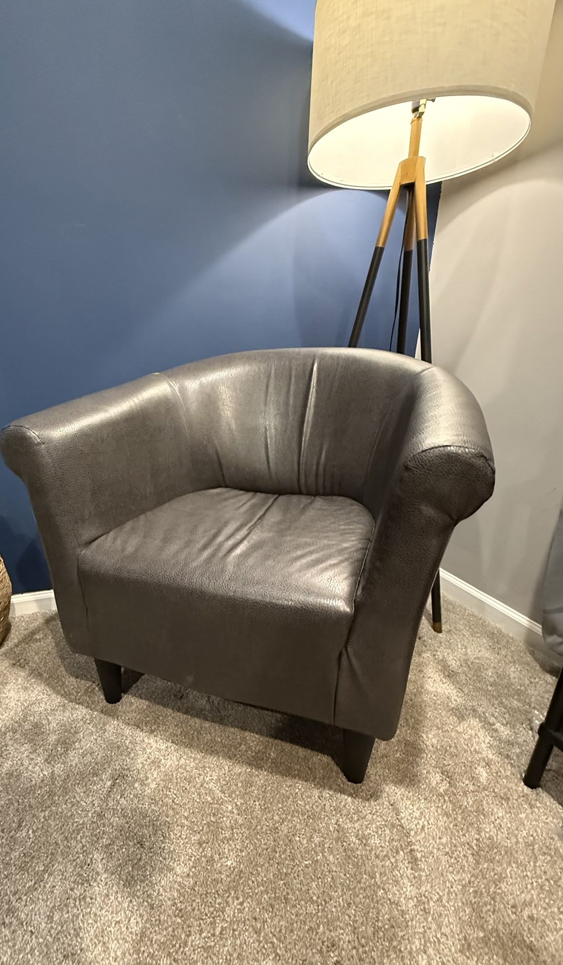 Grey Accent Chair