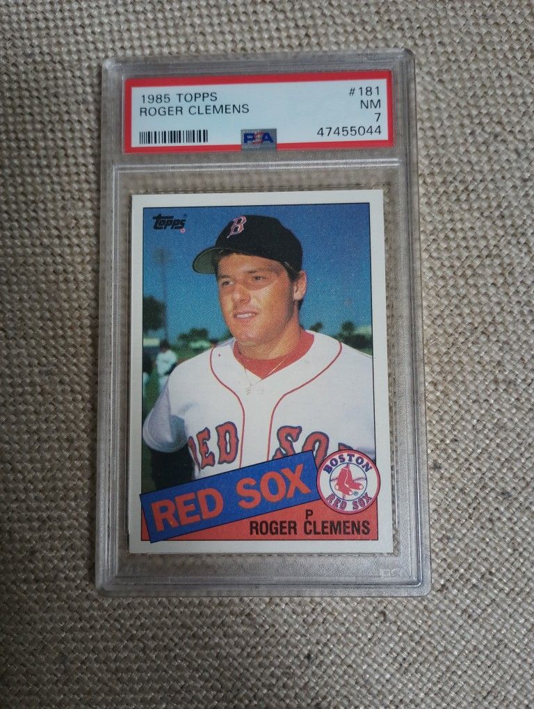 Roger Clemens Rookie Baseball Card