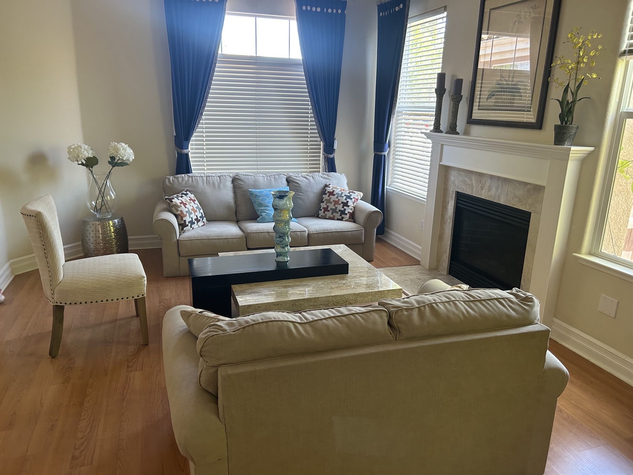 2 Piece, Couch & Loveseat