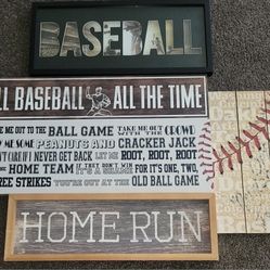 Baseball Wall Decor