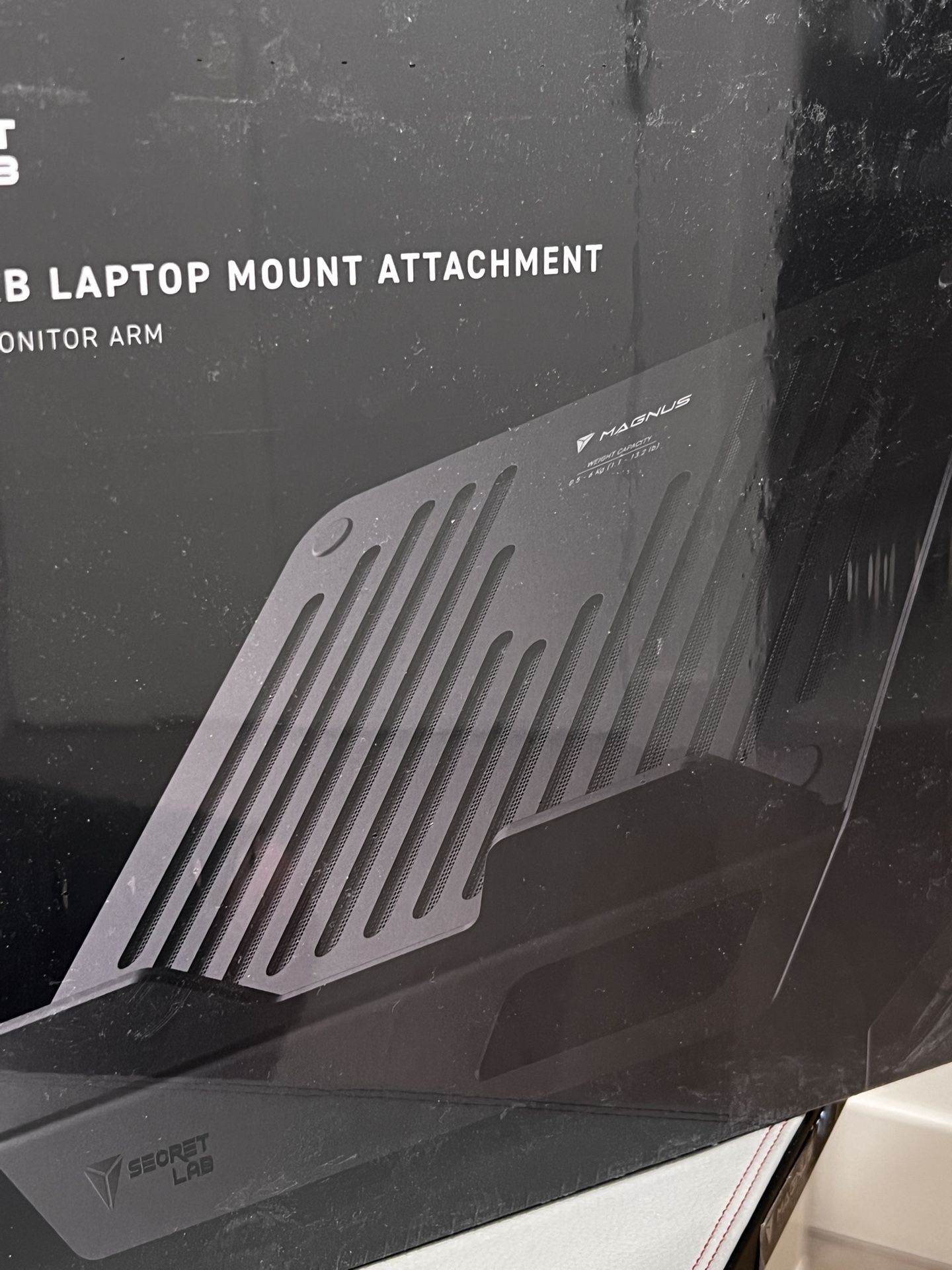 Secret Lab Laptop Mount Attachment.