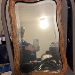Wall Mirror Solid Wood