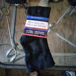 Diabetic Quarter Socks Size 10-13