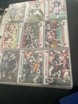 football and base ball card collection