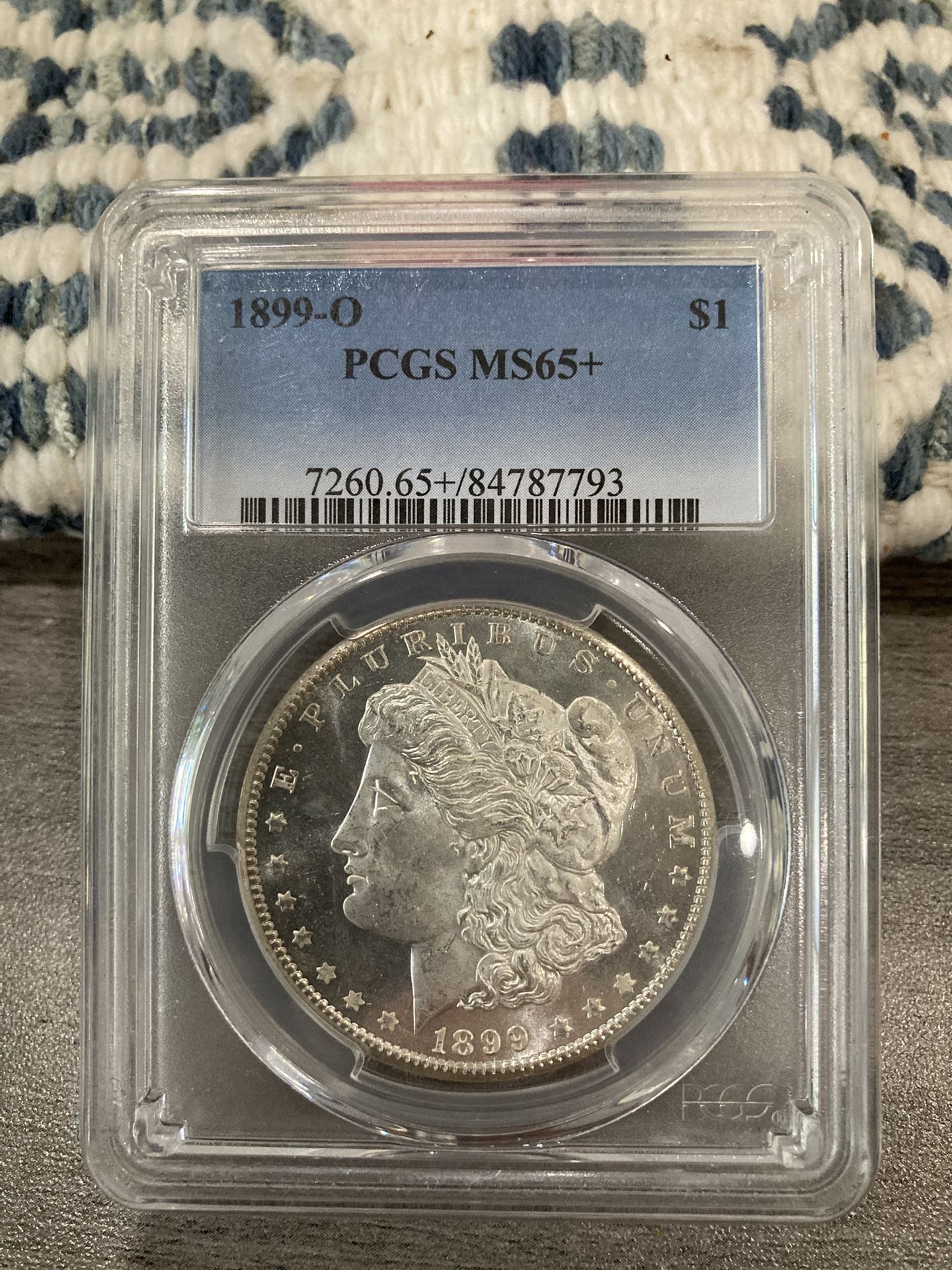 1899 O Morgan Silver Dollar Pcgs Ms65+