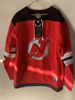 New Jersey Devils NHL Fanatics Branded Red Franchise Pullover Sweatshirt