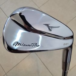 Mizuno Pro 221 7 Iron Dynamic Gold Steel Stiff Flex Right Handed Demo/Fitting Club *Nice