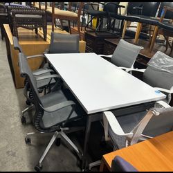 Knoll Antenna Desks Conference Training Tables Commercial Grade Office Furniture 