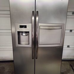 GE Side By Side Stainless Steel Refrigerator 