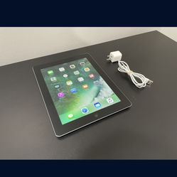 Apple iPad 4th Gen 16gb WiFi Only Silver / Black No Locks, No iCloud Locks 