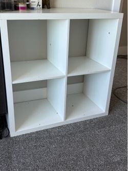 White shelf