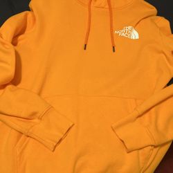 Yellow Northface hoodie