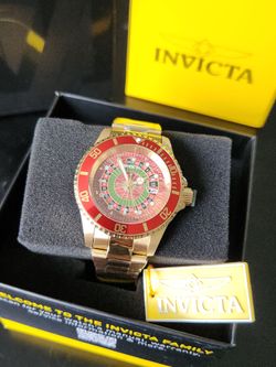 Brand New Invicta Pro Diver House of Cards 40mm Gold Men's Watch