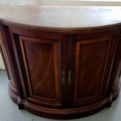 2 Console Tables - Brandt Demilune 