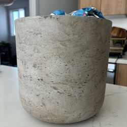 Ceramic Planter w/ half bag of soil