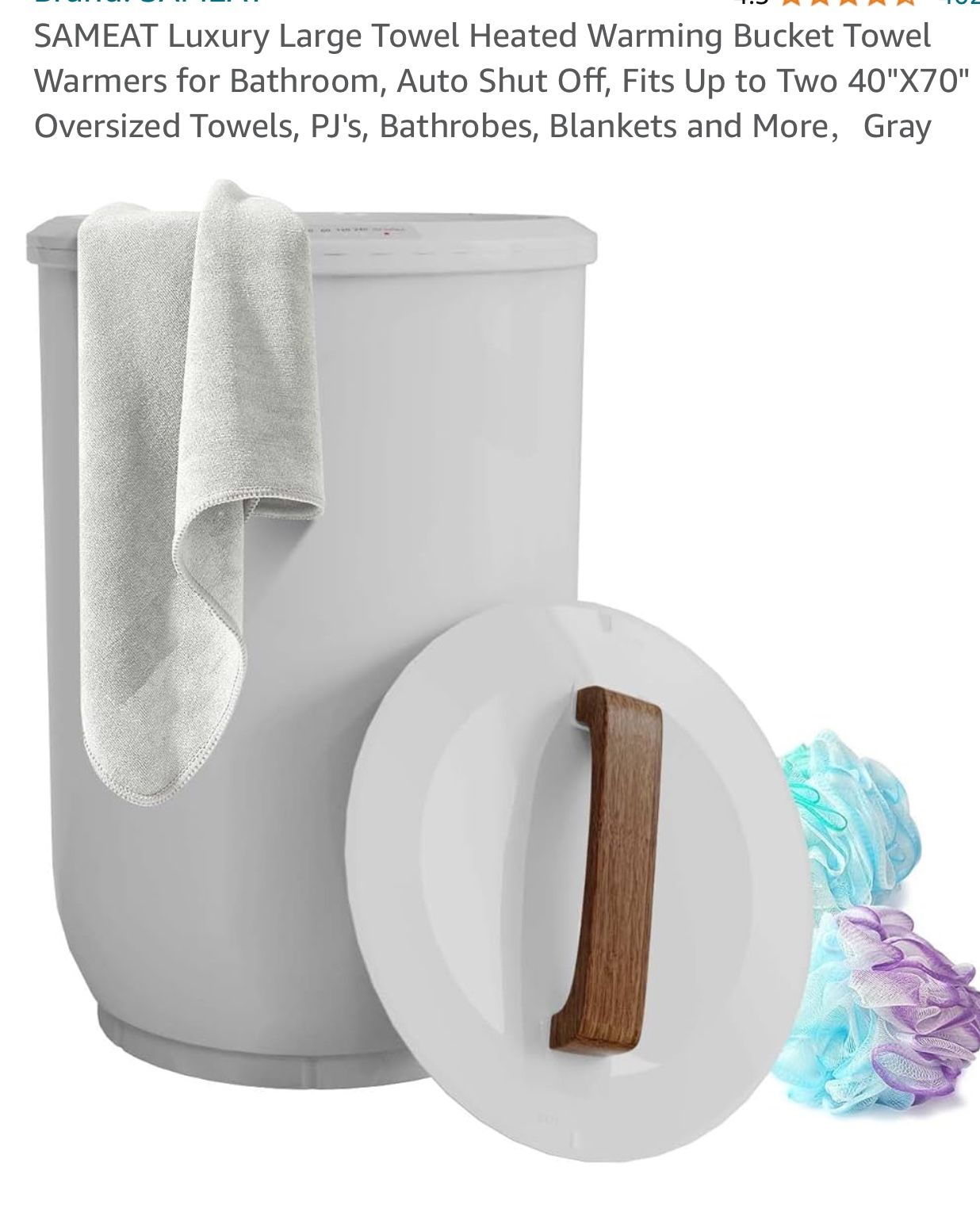 SAMEAT Luxury Large Towel Heated Warming Bucket