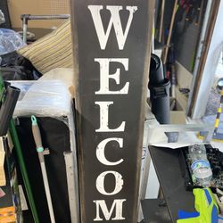 Welcome sign